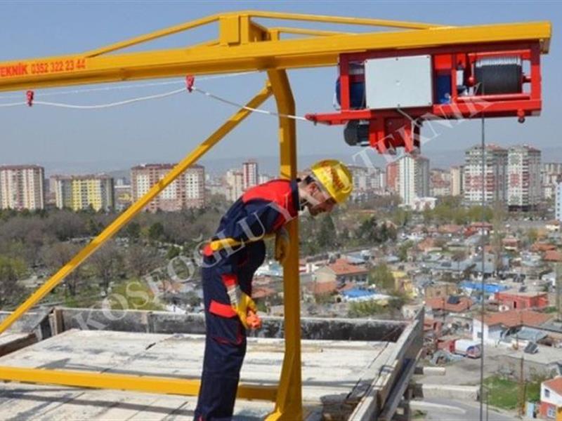 Raylı İnşaat Vinci Asansörü 350 KG