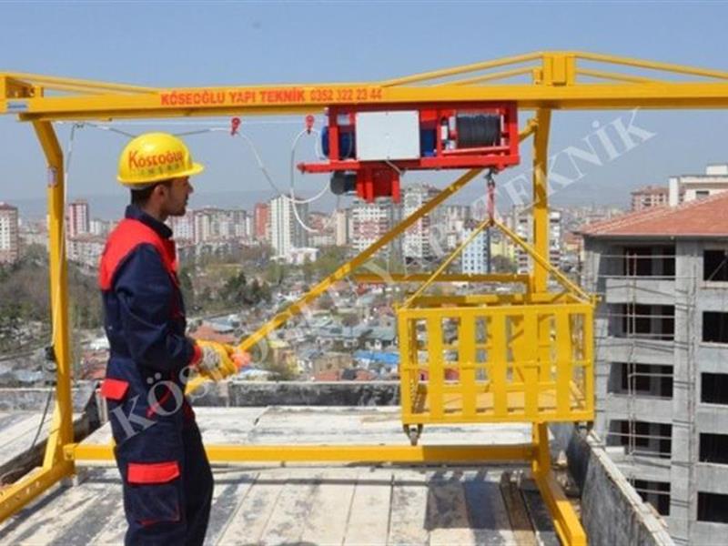 Raylı İnşaat Vinci Asansörü 350 KG